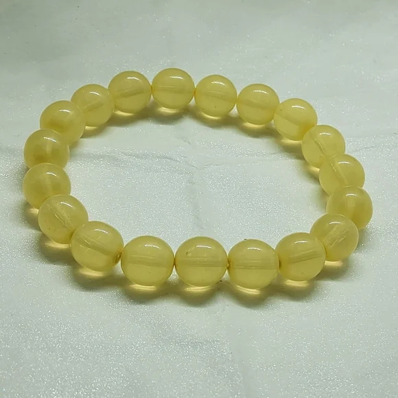 Lemon Quartz Stretch Bracelet - Picture 3 of 6